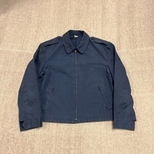 Vintage US Air Force Lightweight Jacket‎ Mens Small Blue 1960s USAF